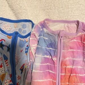 Two pack little sleepies onesies